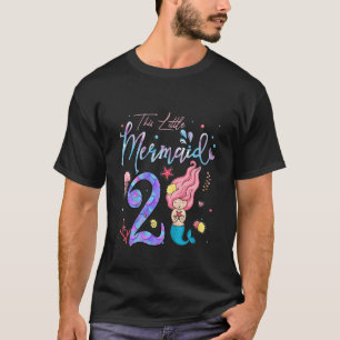 Camiseta Meninas Meninas segundo aniversário Rapariga Esta 