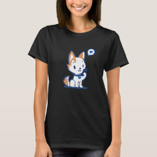 Camiseta Meninas Meninos Cute Puppy Phone Ama Sua Aora Móve