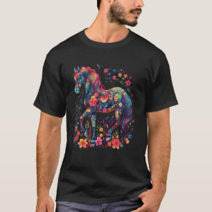 Camiseta Meninas Mulheres Cavalgando Cavalos Equestre 8