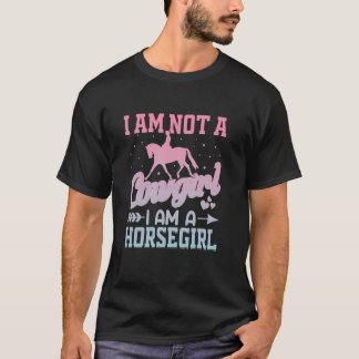 Camiseta Meninas Mulheres De Cavalgar Cavalgando Cavalos 5