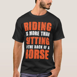 Camiseta Meninas Mulheres De Cavalgar Equitação Cavalgando