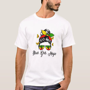 Camiseta Meninas Negras Foram A Magia Melanina História Neg