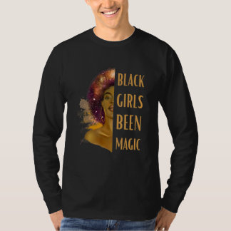 Camiseta Meninas Negras Foram Mágicas Mês da História Afro-