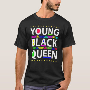 Camiseta Meninas Negras Jovens da Rainha Negra História Mês