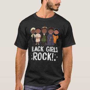 Camiseta Meninas Negras Roçam Para Mulheres Afro Fortes Que
