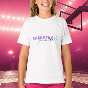Camiseta Meninas personalizadas no basquetebol Adicionar no