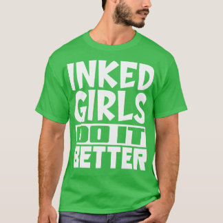 Camiseta Meninas pintadas fazem melhor
