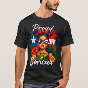 Camiseta Meninas Porto-Riquenhas Boricua Patrimônio de Port