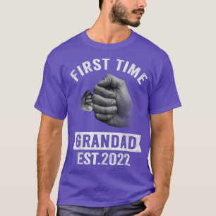 Camiseta Meninas Primeira Vez Avô No Leste de 2022, Gravide