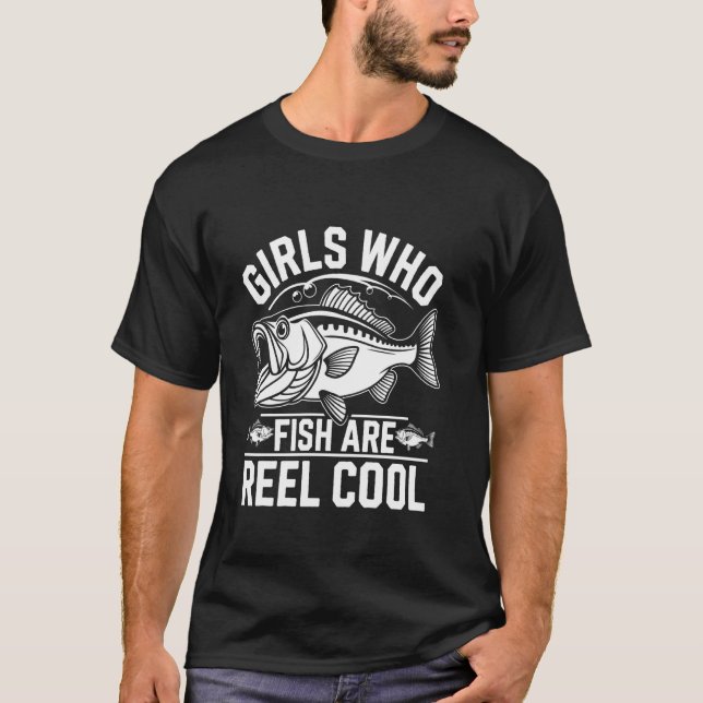 Camiseta Meninas que Pescam São Muito Fixe (Frente)