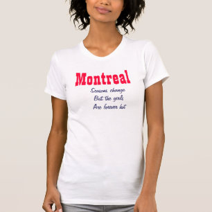 Camiseta Meninas quentes de Montreal
