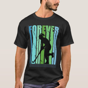 Camiseta Meninas Retro Para Sempre Hockey Jogam Esportes Em