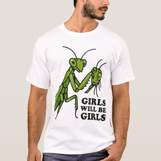 Camiseta Meninas Rezando Mantis (Frente)