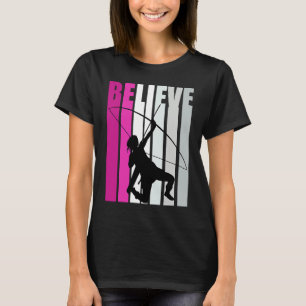Camiseta Meninas Rosa Acreditam Arco Motivacional Arqueira