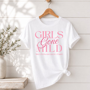 Camiseta Meninas Rosa Modernas Ficaram Ligeiras Bachelorett