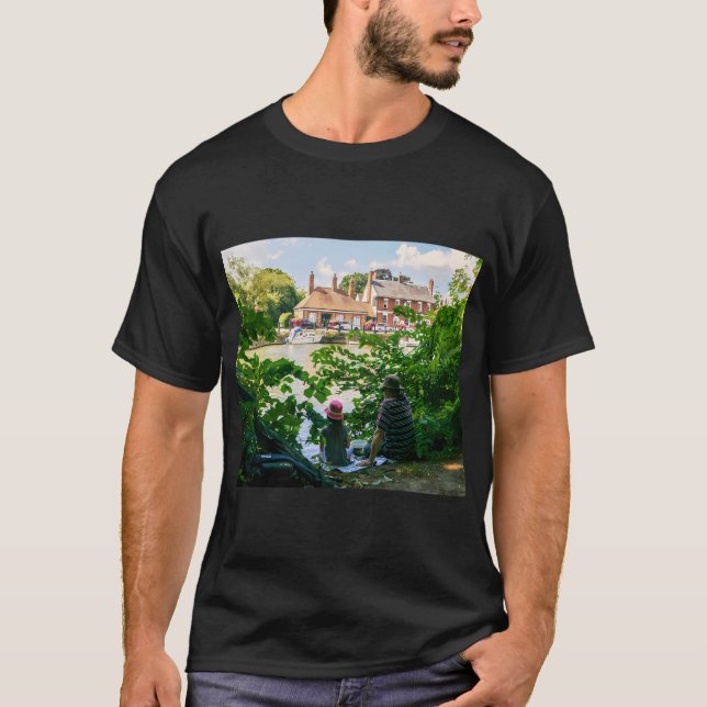 Camiseta Meninas Rústicas do Campo Também Pescam (Frente)