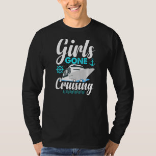 Camiseta Meninas Saíram Para O Cruzeiro Para Mulheres Cruza