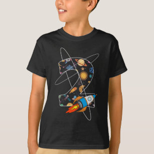 Camiseta Meninas segundos aniversários Astronauta de 2 anos