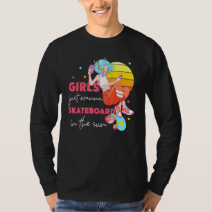 Camiseta Meninas Só Querem Pé-De-Pé No Sol.