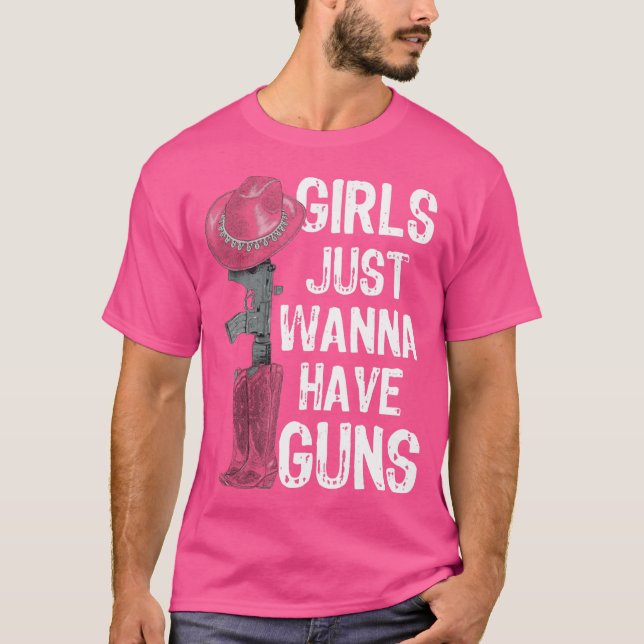 Camiseta Meninas Só Querem Ter Armas (Frente)