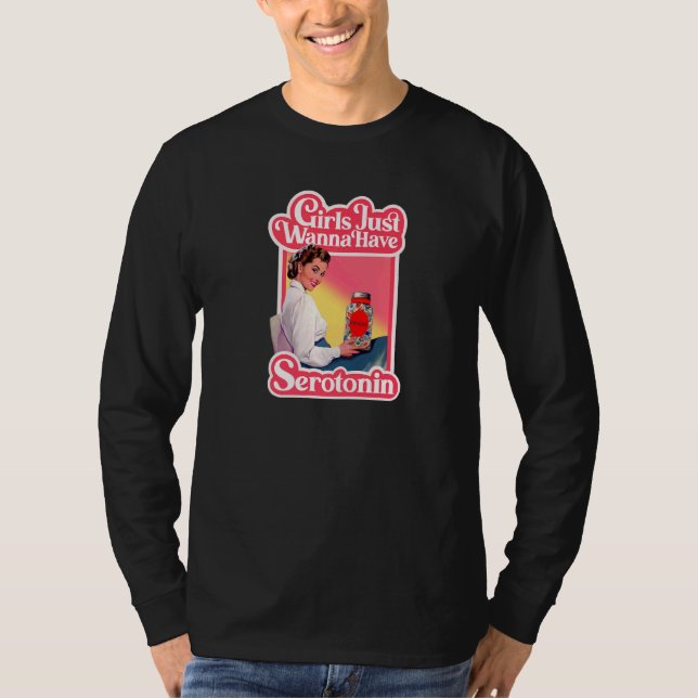 Camiseta Meninas Só Querem Ter Serotonina (Frente)