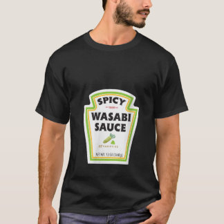 Camiseta Meninas Spicy Wasabi Molce Rótulo de Garrafa Funny