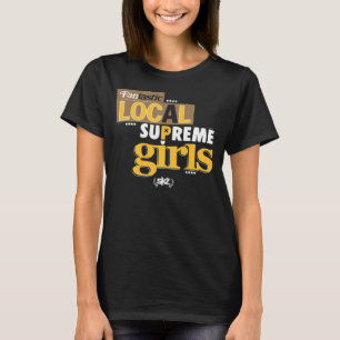 Camiseta Meninas supremas (marrom, ouro)