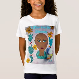 Camiseta Meninas T-Shirt, visto Teal para Shannan