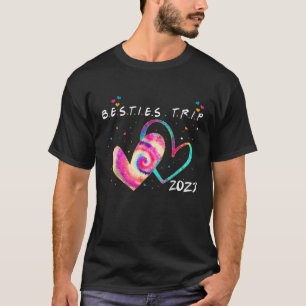 Camiseta Meninas Trip 2023 Férias de Verão Melhor Bestie Am