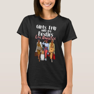 Camiseta Meninas Trip Los Angeles Besties Para Melanin Blac