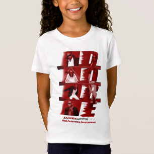 Camiseta Meninas VERMELHAS do t-shirt de James Dore dos