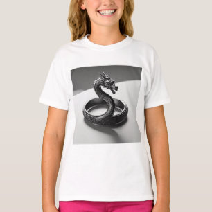 Camiseta Meninas Vestir Modelo Dragões Garotas Crianças Cam