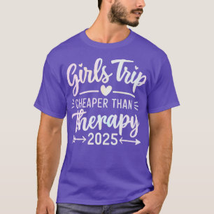 Camiseta Meninas Viagem Mais Barata Que A Terapia 2025