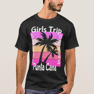 Camiseta Meninas Viagem Punta Cana Birthday Rapariga Metas