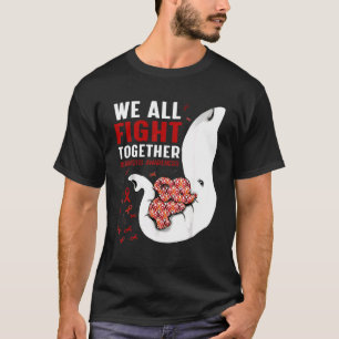 Camiseta Meningite Sensibilização Todos Nós Lutamos Juntos 