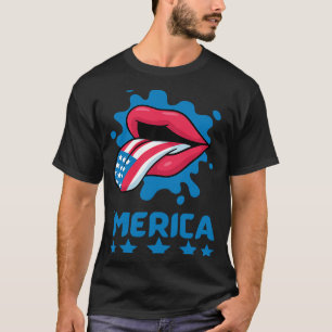 Camiseta Menino 4 de julho Bandeiras Americanas Quarto Patr