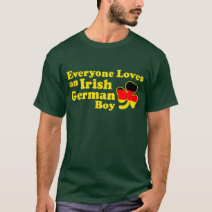 Camiseta Menino alemão irlandês