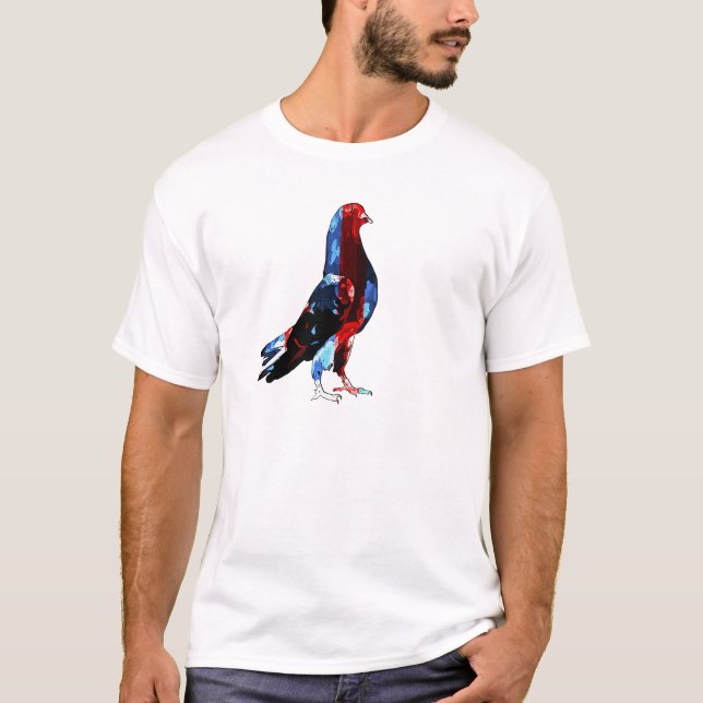 Camiseta Menino alto patriótico (Frente)