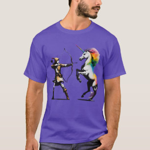 Camiseta Menino anime mira no unicórnio vintage