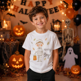 Camiseta Menino Bonito da Mamãe no Halloween Doces ou Trave