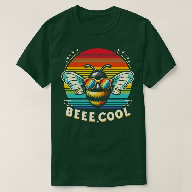 Camiseta Menino Bumble Bee Legal Engraçado Crianças Bebidas (Frente do Design)