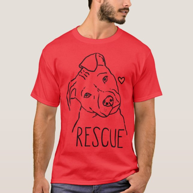 Camiseta Menino cachorro resgate (Frente)