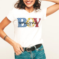 Menino Colorido Bonito Mamãe Saiu No País Rodeo Mã