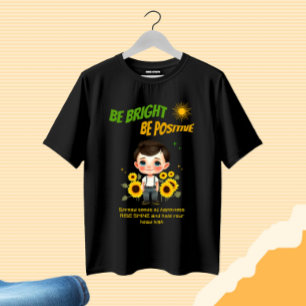 Camiseta Menino com girassol