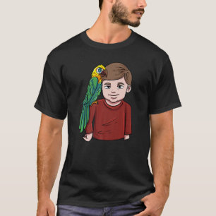 Camiseta Menino com Papagaio Arara