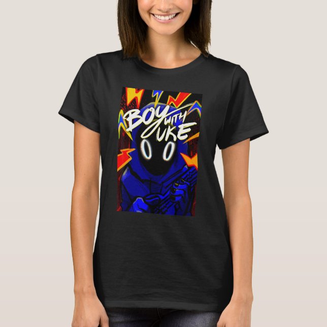 Camiseta Menino com uke Menino Com Uke (Frente)