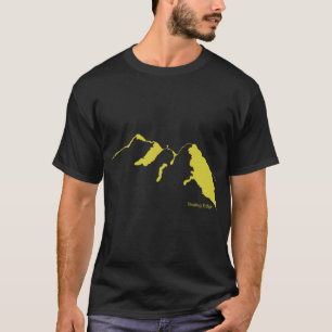 Camiseta menino da borda da caminhada
