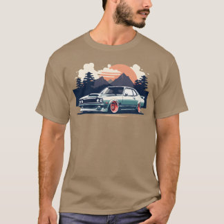 Camiseta Menino da família de carros tunados do Japão