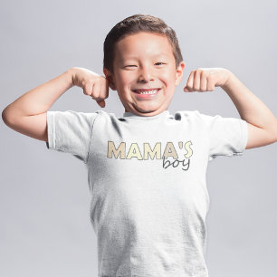 Camiseta Menino da mamãe que combina a T-Shirt do Menino de