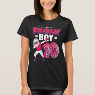 Camiseta Menino Dabbing 10 Anos Futebol Americano 10º Anive